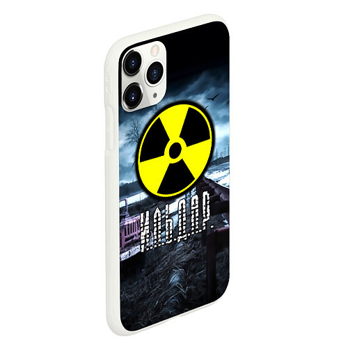 Чехол iPhone 11 Pro матовый S.T.A.L.K.E.R: Ильдар / 3D-Белый – фото 2