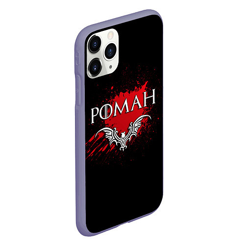 Чехол iPhone 11 Pro матовый Готический Роман / 3D-Серый – фото 2