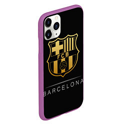 Чехол iPhone 11 Pro матовый Barcelona Gold Edition, цвет: 3D-фиолетовый — фото 2