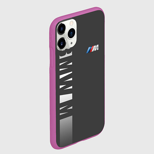 Чехол iPhone 11 Pro матовый BMW 2018 M Sport / 3D-Фиолетовый – фото 2