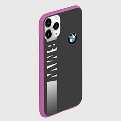 Чехол iPhone 11 Pro матовый BMW SPORT, цвет: 3D-фиолетовый — фото 2