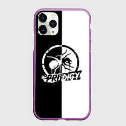 Чехол iPhone 11 Pro матовый The Prodigy B&W, цвет: 3D-фиолетовый