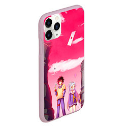 Чехол iPhone 11 Pro матовый No Game No Life, цвет: 3D-розовый — фото 2