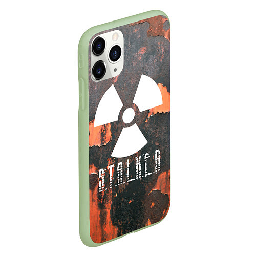 Чехол iPhone 11 Pro матовый S.T.A.L.K.E.R: Orange Toxic / 3D-Салатовый – фото 2