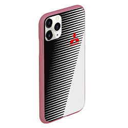 Чехол iPhone 11 Pro матовый MITSUBISHI SPORT, цвет: 3D-малиновый — фото 2