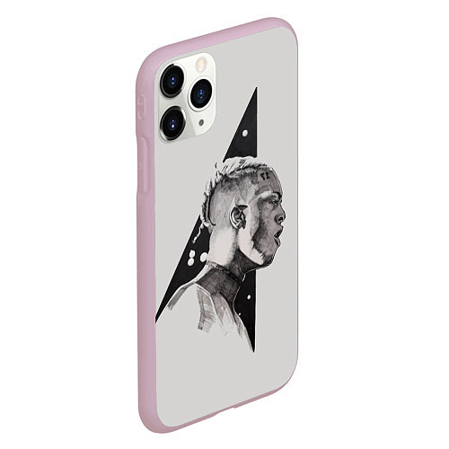 Чехол iPhone 11 Pro матовый XXXtentacion / 3D-Розовый – фото 2