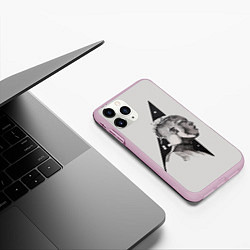 Чехол iPhone 11 Pro матовый XXXtentacion, цвет: 3D-розовый — фото 2