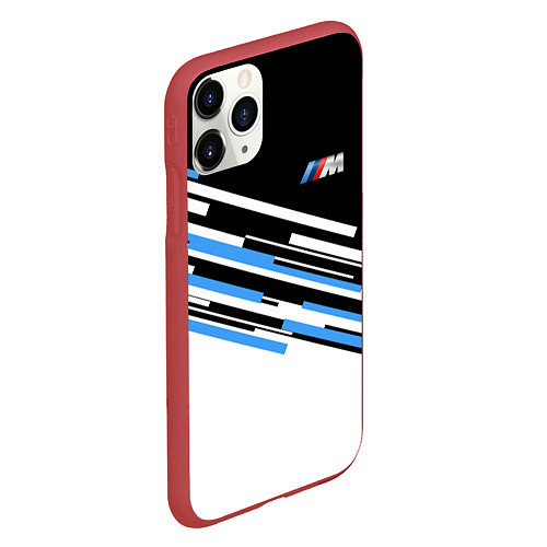 Чехол iPhone 11 Pro матовый BMW BRAND COLOR / 3D-Красный – фото 2