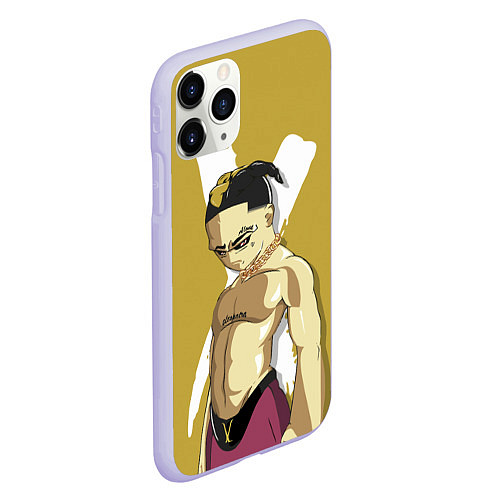 Чехол iPhone 11 Pro матовый Anime XXXTentacion / 3D-Светло-сиреневый – фото 2