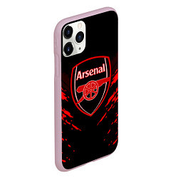 Чехол iPhone 11 Pro матовый Arsenal FC: Sport Fashion, цвет: 3D-розовый — фото 2