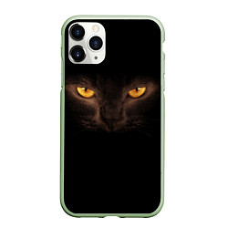 Чехол iPhone 11 Pro матовый Кошачий взгляд