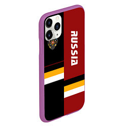 Чехол iPhone 11 Pro матовый Russian Empire, цвет: 3D-фиолетовый — фото 2