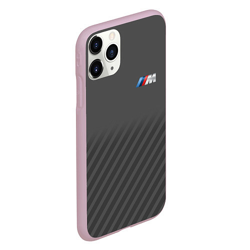 Чехол iPhone 11 Pro матовый BMW M SPORT / 3D-Розовый – фото 2