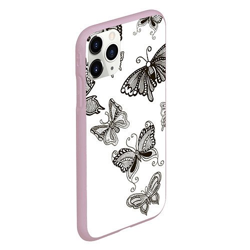 Чехол iPhone 11 Pro матовый Boudoir Collection / 3D-Розовый – фото 2