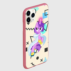Чехол iPhone 11 Pro матовый My Little Pony, цвет: 3D-малиновый — фото 2