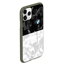 Чехол iPhone 11 Pro матовый BMW BLACK COLLECTION, цвет: 3D-темно-зеленый — фото 2