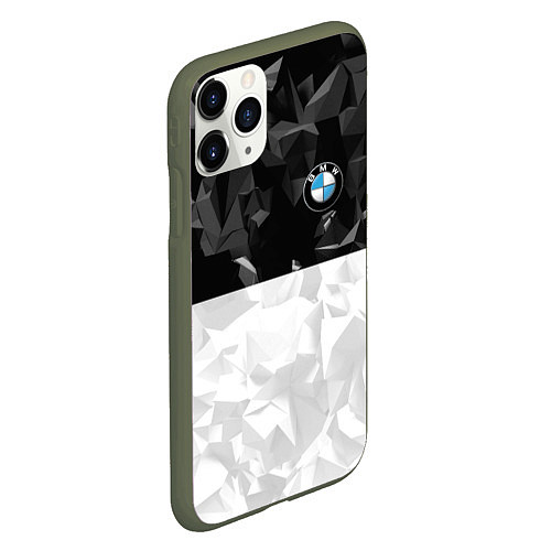 Чехол iPhone 11 Pro матовый BMW BLACK COLLECTION / 3D-Темно-зеленый – фото 2