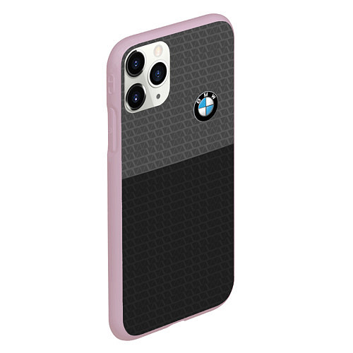 Чехол iPhone 11 Pro матовый BMW SPORT / 3D-Розовый – фото 2