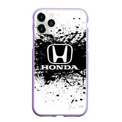 Чехол iPhone 11 Pro матовый Honda: Black Spray