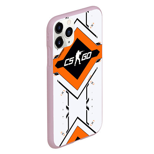 Чехол iPhone 11 Pro матовый CS:GO Techno Asiimov / 3D-Розовый – фото 2