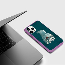 Чехол iPhone 11 Pro матовый Drummatix Vega, цвет: 3D-фиолетовый — фото 2