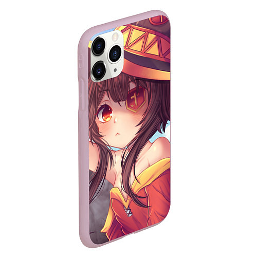 Чехол iPhone 11 Pro матовый KonoSuba / 3D-Розовый – фото 2