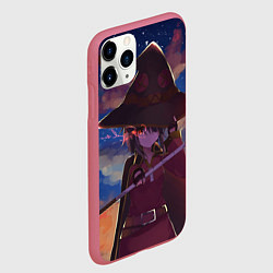 Чехол iPhone 11 Pro матовый KonoSuba, цвет: 3D-малиновый — фото 2