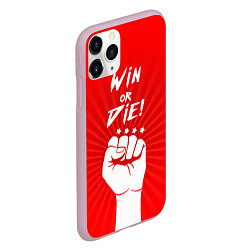 Чехол iPhone 11 Pro матовый FCSM: Win or Die, цвет: 3D-розовый — фото 2