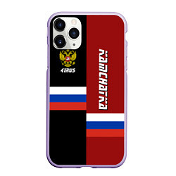 Чехол iPhone 11 Pro матовый Kamchatka, Russia, цвет: 3D-светло-сиреневый