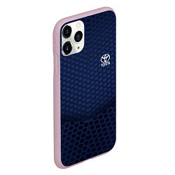 Чехол iPhone 11 Pro матовый Toyota: Sport Motors, цвет: 3D-розовый — фото 2