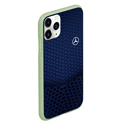 Чехол iPhone 11 Pro матовый Mercedes: Sport Motors, цвет: 3D-салатовый — фото 2