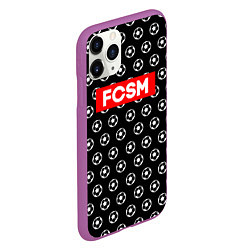 Чехол iPhone 11 Pro матовый FCSM Supreme, цвет: 3D-фиолетовый — фото 2