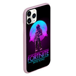 Чехол iPhone 11 Pro матовый Fortnite: Retro Battle Royale, цвет: 3D-розовый — фото 2