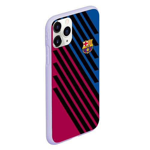 Чехол iPhone 11 Pro матовый FCB / 3D-Светло-сиреневый – фото 2