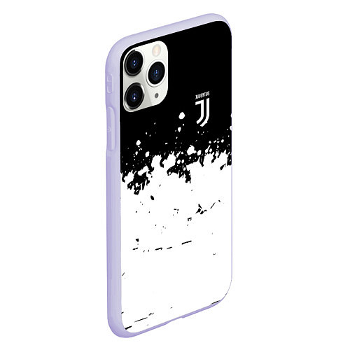 Чехол iPhone 11 Pro матовый FC Juventus Sport / 3D-Светло-сиреневый – фото 2