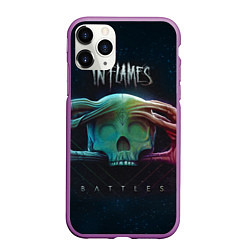 Чехол iPhone 11 Pro матовый In Flames: Battles, цвет: 3D-фиолетовый