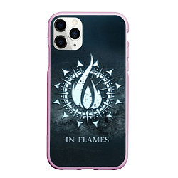 Чехол iPhone 11 Pro матовый In Flames: Cold Fire, цвет: 3D-розовый