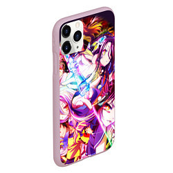 Чехол iPhone 11 Pro матовый No Game No Life, цвет: 3D-розовый — фото 2