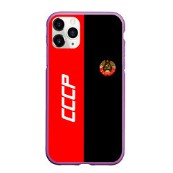 Чехол iPhone 11 Pro матовый СССР: Red Collection