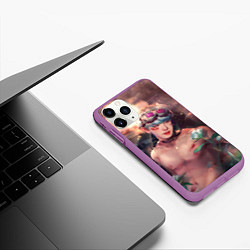 Чехол iPhone 11 Pro матовый Monsta X: Wonho, цвет: 3D-фиолетовый — фото 2