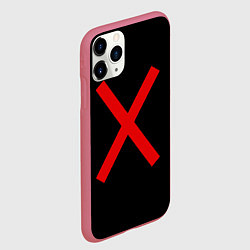 Чехол iPhone 11 Pro матовый MONSTA X 7, цвет: 3D-малиновый — фото 2