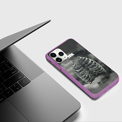 Чехол iPhone 11 Pro матовый TFK Born Again, цвет: 3D-фиолетовый — фото 2