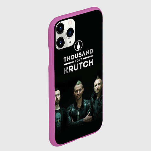 Чехол iPhone 11 Pro матовый TFK Band / 3D-Фиолетовый – фото 2