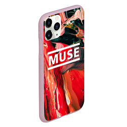 Чехол iPhone 11 Pro матовый MUSE: Red Colours, цвет: 3D-розовый — фото 2