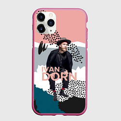 Чехол iPhone 11 Pro матовый Ivan Dorn, цвет: 3D-малиновый