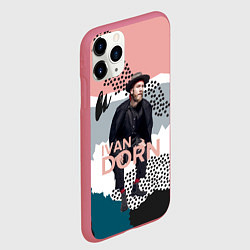 Чехол iPhone 11 Pro матовый Ivan Dorn, цвет: 3D-малиновый — фото 2