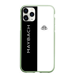 Чехол iPhone 11 Pro матовый Maybach: B&W, цвет: 3D-салатовый