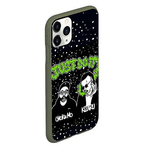 Чехол iPhone 11 Pro матовый Smoky Mo & Kizaru / 3D-Темно-зеленый – фото 2