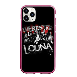 Чехол iPhone 11 Pro матовый The best of Louna, цвет: 3D-малиновый