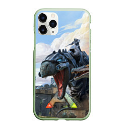 Чехол iPhone 11 Pro матовый ARK: Survival Evolved, цвет: 3D-салатовый